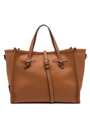 Marcella shopping bag in caramel leather GIANNI CHIARINI | BS9332BBL1117